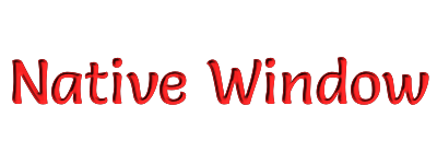 Native window banner
